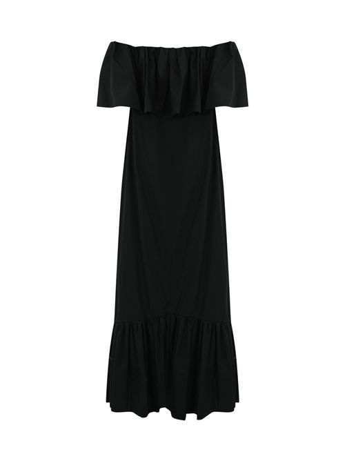 Abito Petali off shoulder in popeline di cotone MAX MARA STUDIO | 2516221052600004